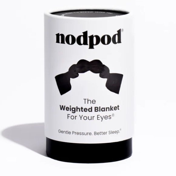 Nodpod Sleep Weighted Eye Mask, Black, New open package - Picture 1 of 8